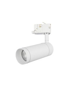 BS0063 LED 3-fase railspot Koker GU10 Wit